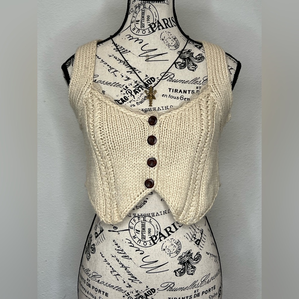 Crochet/knit top - Picture 3 of 10